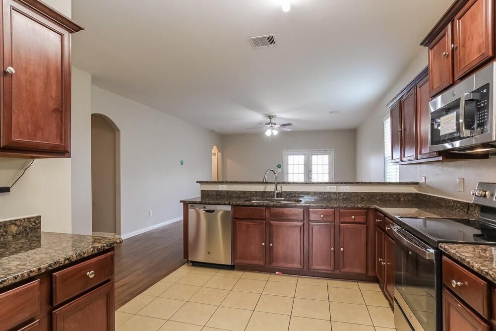 Interior, Kitchen, Wood Texture Flooring