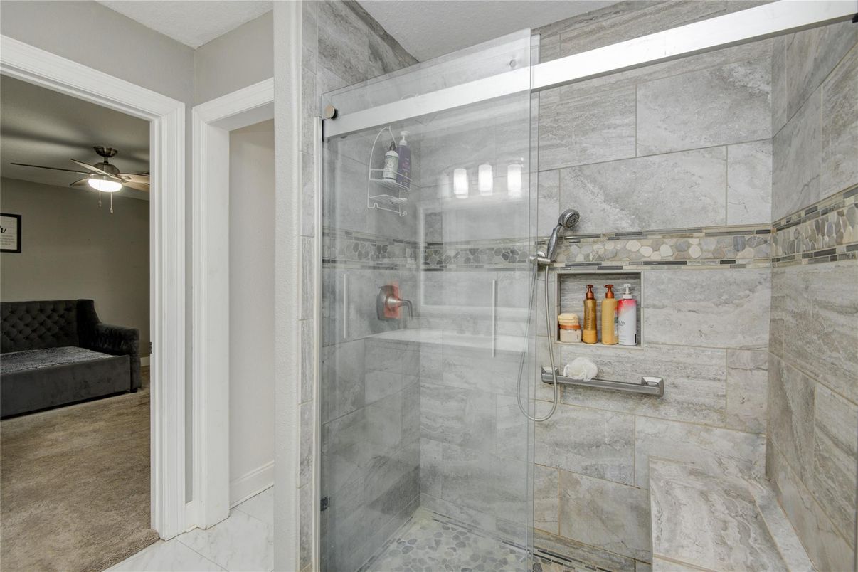 Bathroom, Glass Shower, Interior