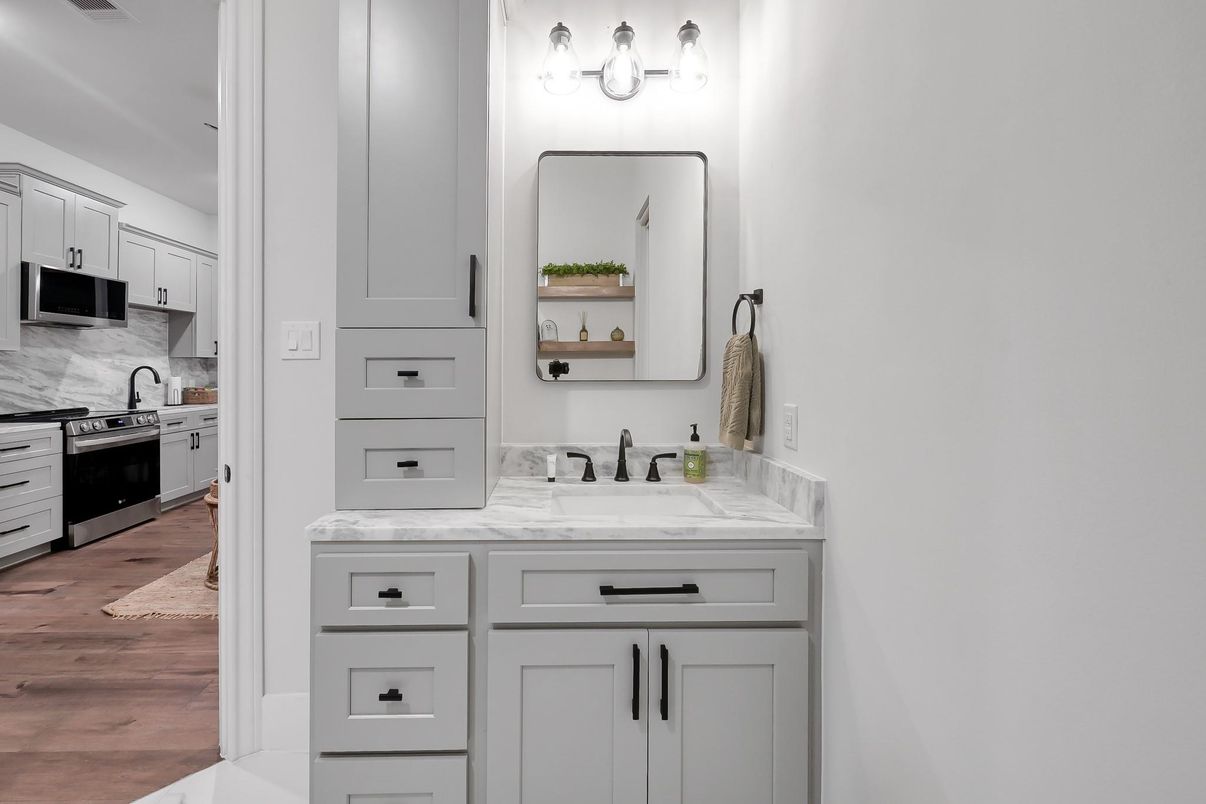 Bathroom, Interior, Kitchen, Wood Texture Flooring