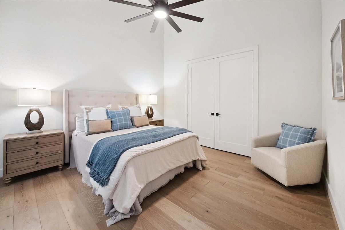 Bedroom, Interior, Wood Texture Flooring