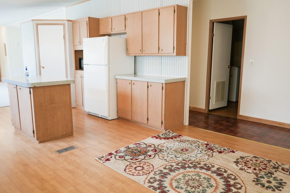 Interior, Kitchen, Wood Texture Flooring