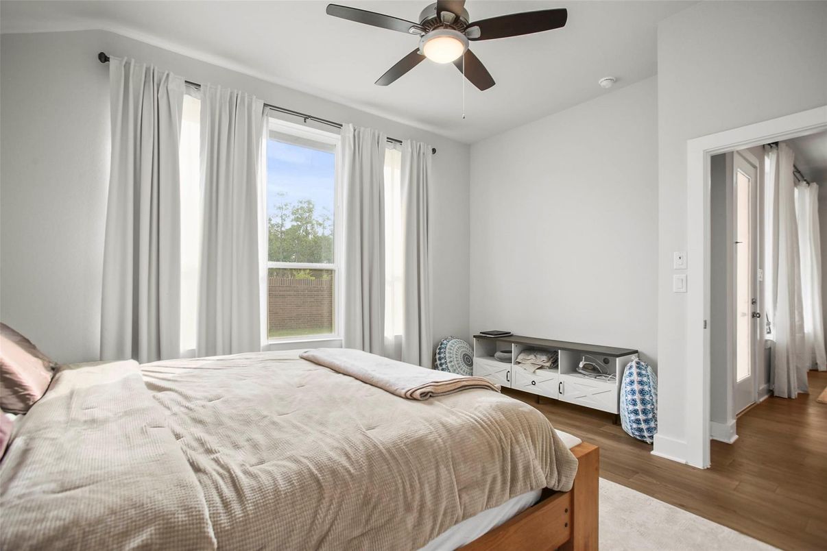Bedroom, Interior, Wood Texture Flooring