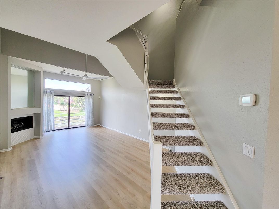 Fireplace, Interior, Wood Texture Flooring