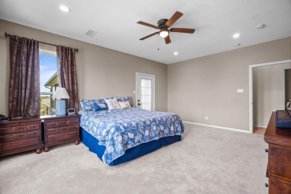 Bedroom, Interior, Recessed Lighting