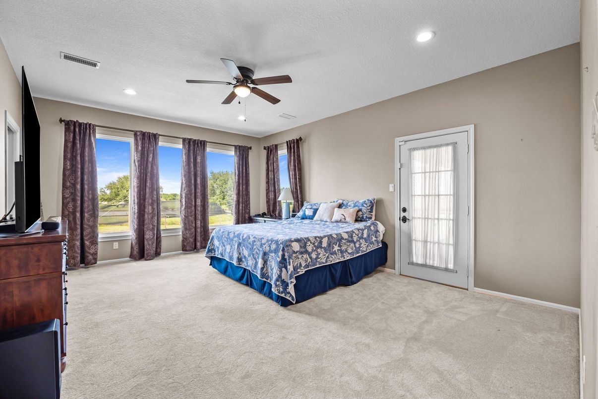 Bedroom, Interior, Recessed Lighting
