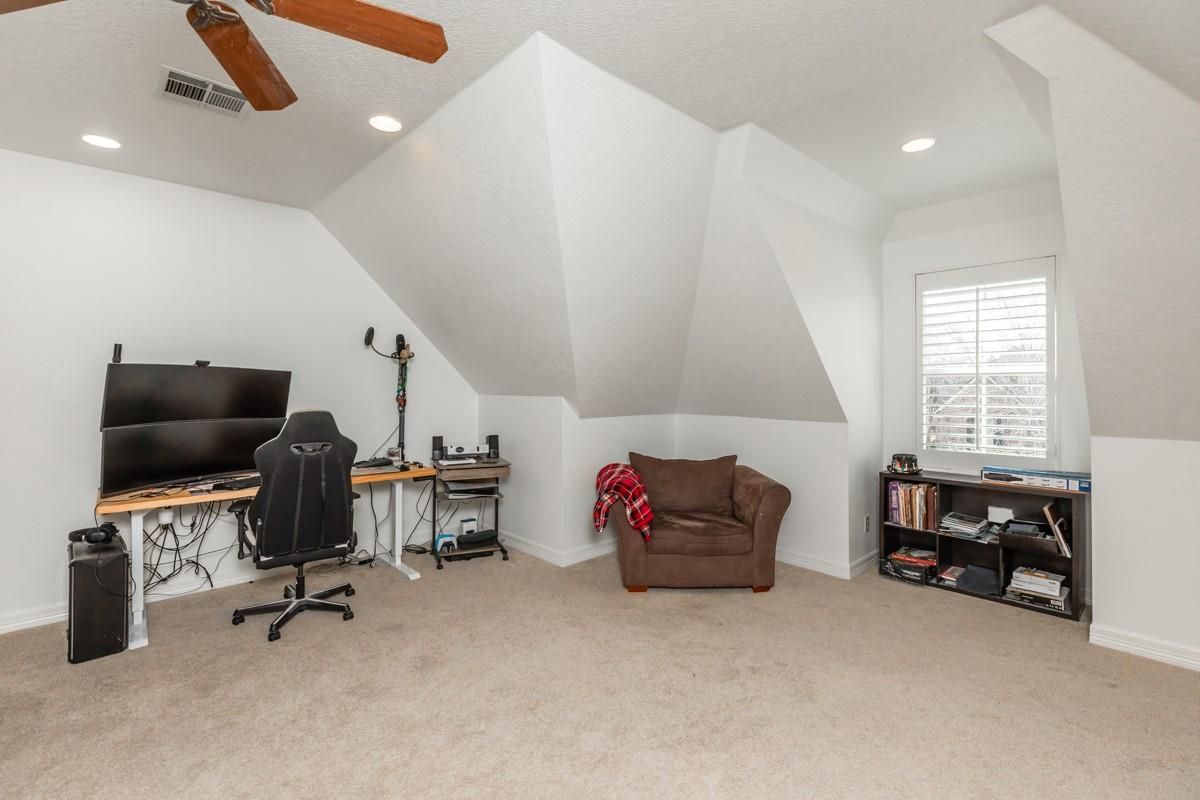 Home Office, Interior, Recessed Lighting