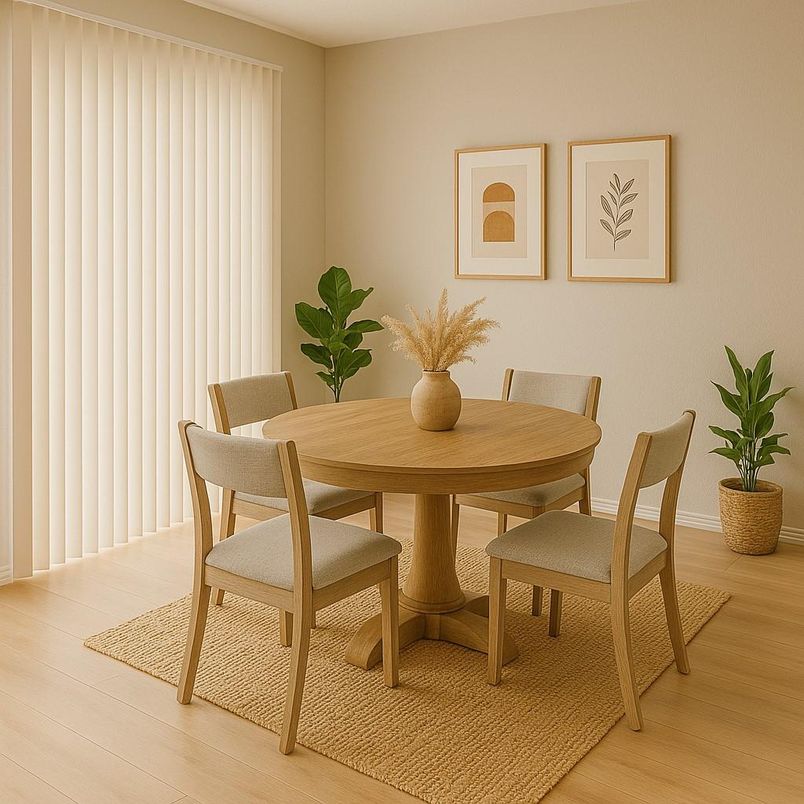 Dining room, Interior, Wood Texture Flooring