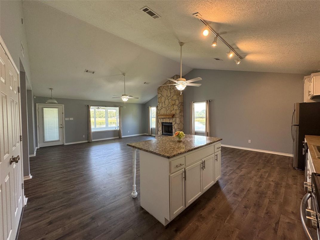 Empty room, Fireplace, Interior, Wood Texture Flooring