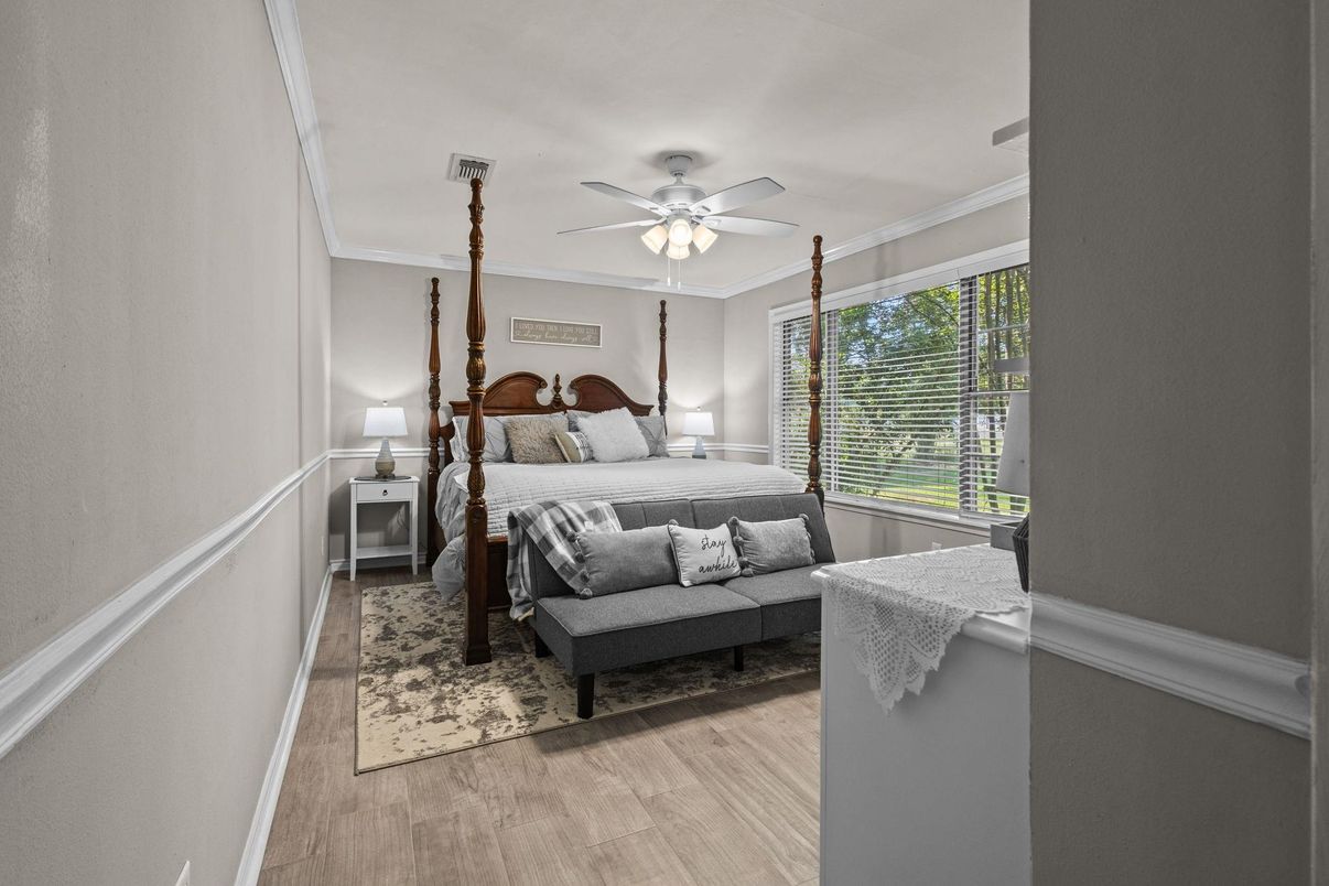 Bedroom, Interior, Wood Texture Flooring