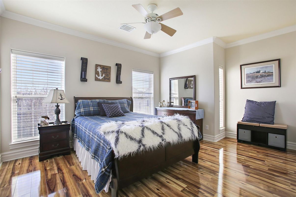 Bedroom, Interior, Wood Texture Flooring
