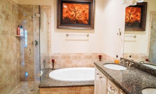 Bathroom, Glass Shower, Interior