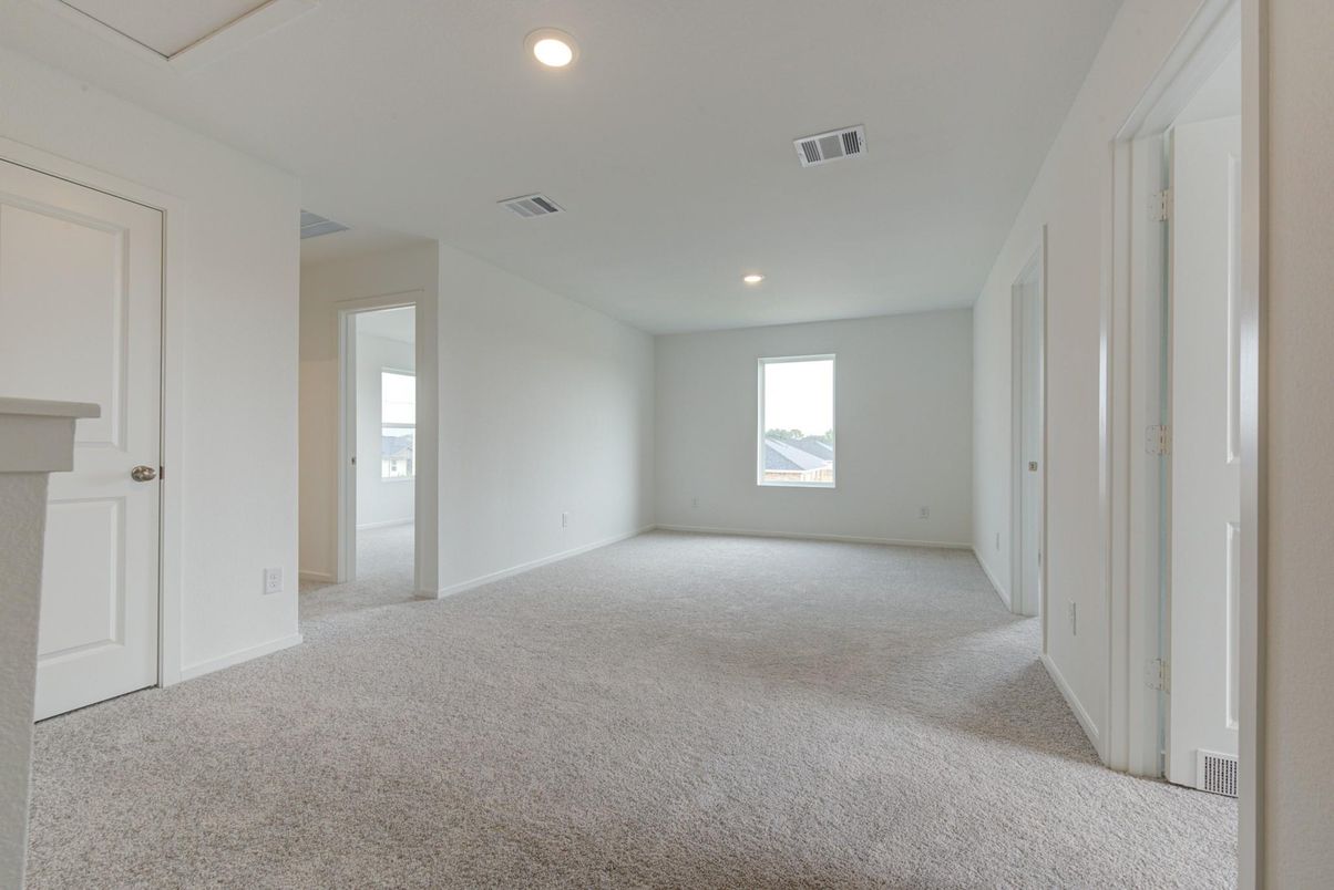 Empty room, Interior, Recessed Lighting