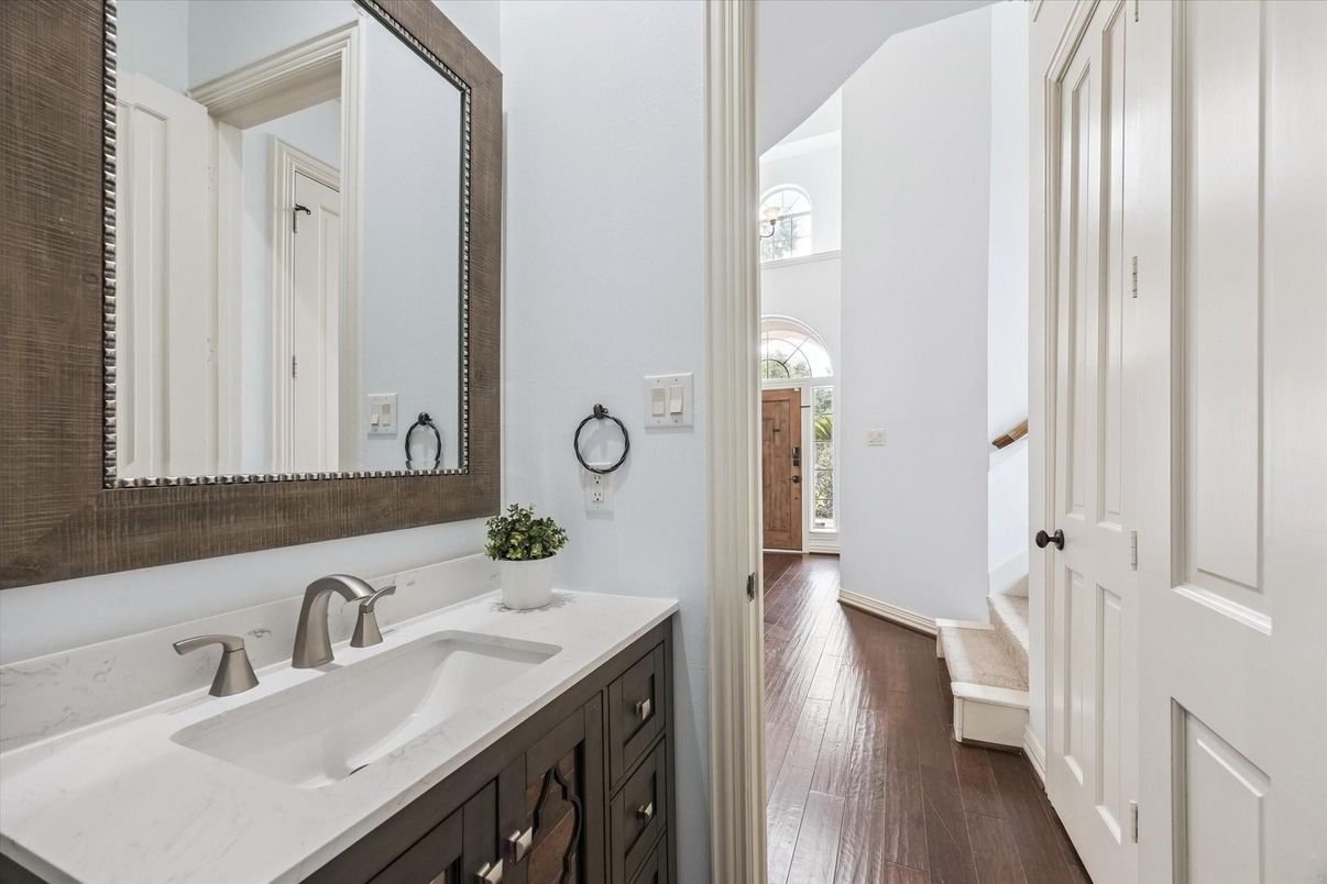 Bathroom, Interior, Wood Texture Flooring