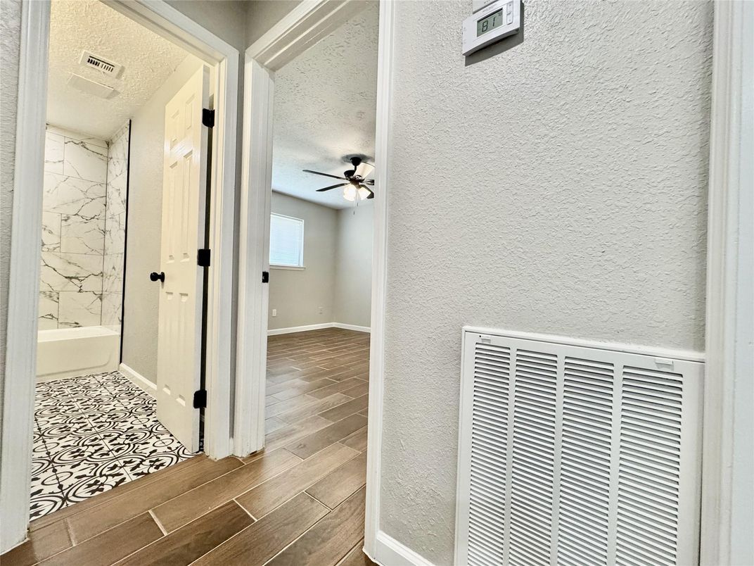 Bathroom, Interior, Wood Texture Flooring