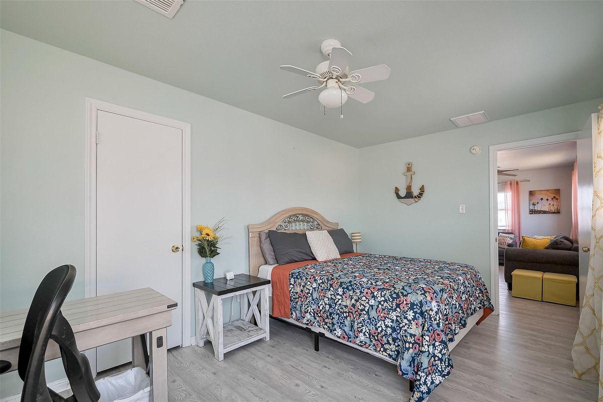 Bedroom, Interior, Wood Texture Flooring