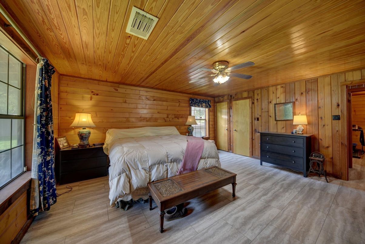 Bedroom, Interior, Wooden Ceilings, Wood Texture Flooring, Wooden Walls