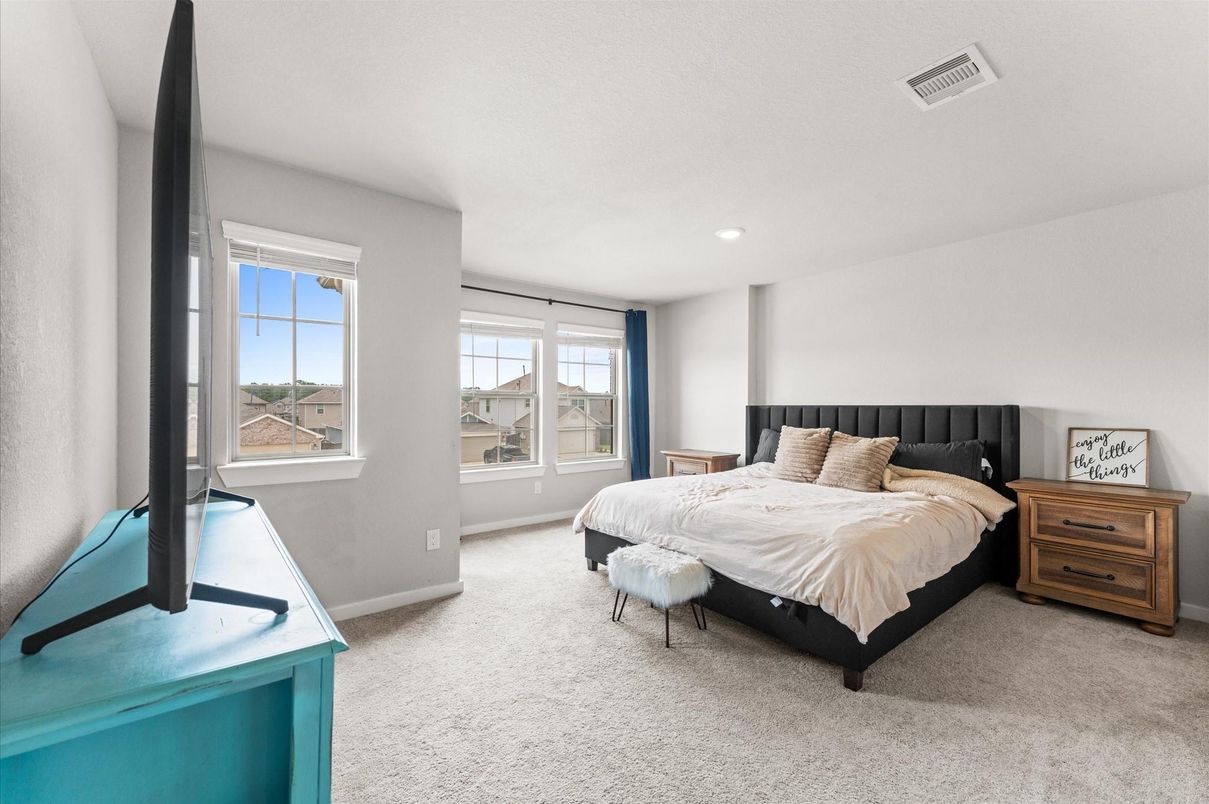 Bedroom, Interior, Recessed Lighting