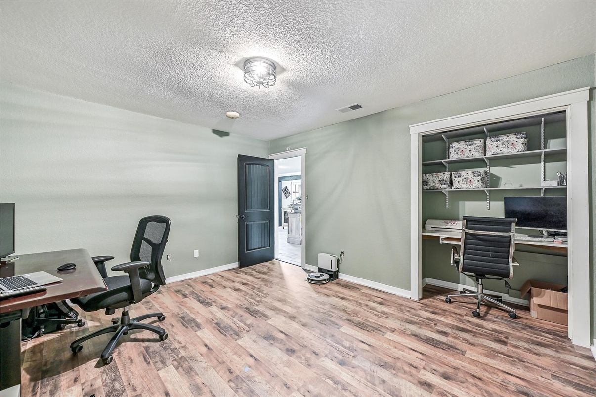 Home Office, Interior, Wood Texture Flooring