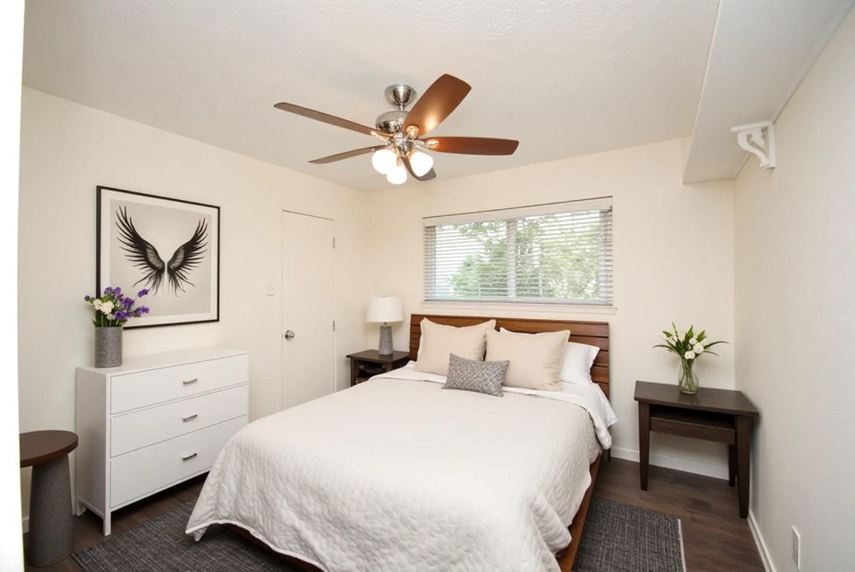 Bedroom, Interior, Wood Texture Flooring