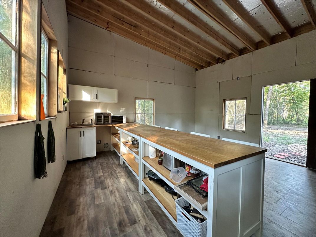 Interior, Kitchen, Wooden Beams, Wooden Ceilings, Wood Texture Flooring