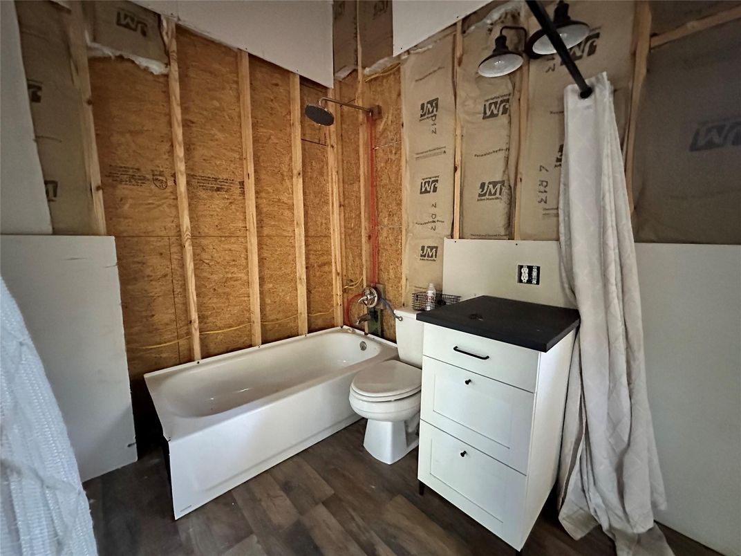 Bathroom, Interior, Wood Texture Flooring