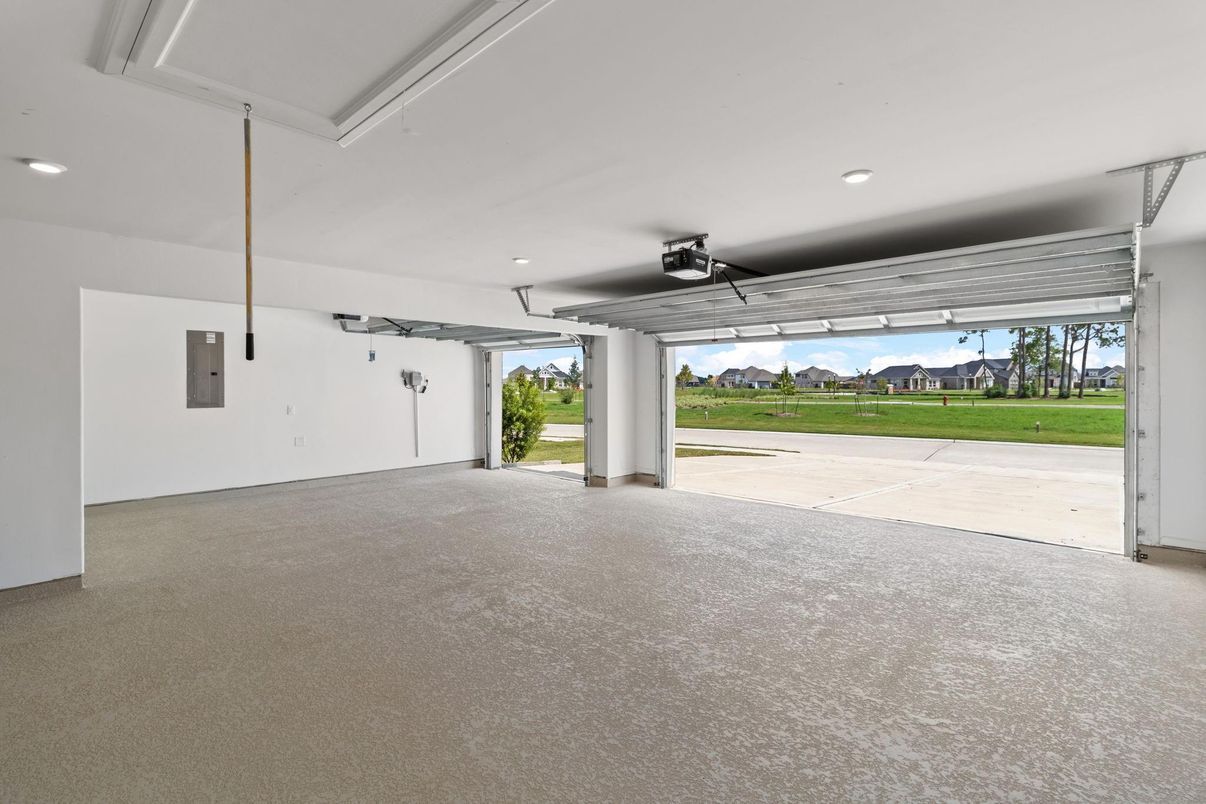 Garage, Interior, Recessed Lighting