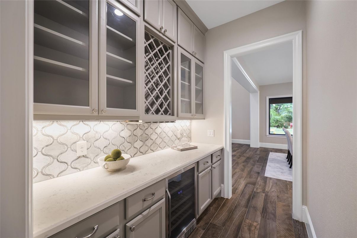 Interior, Kitchen, Wood Texture Flooring