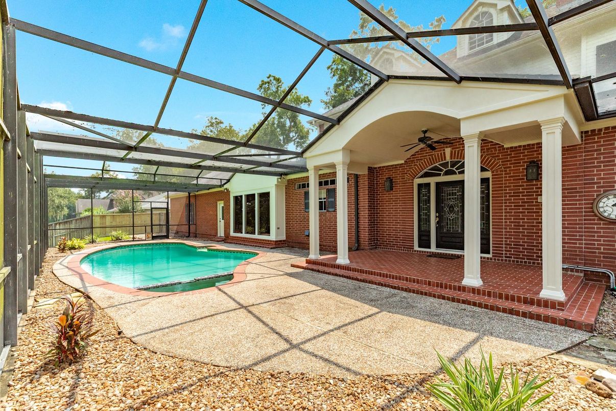 Glass Ceilings, Interior, Pool, Stone Walls, Sun Room