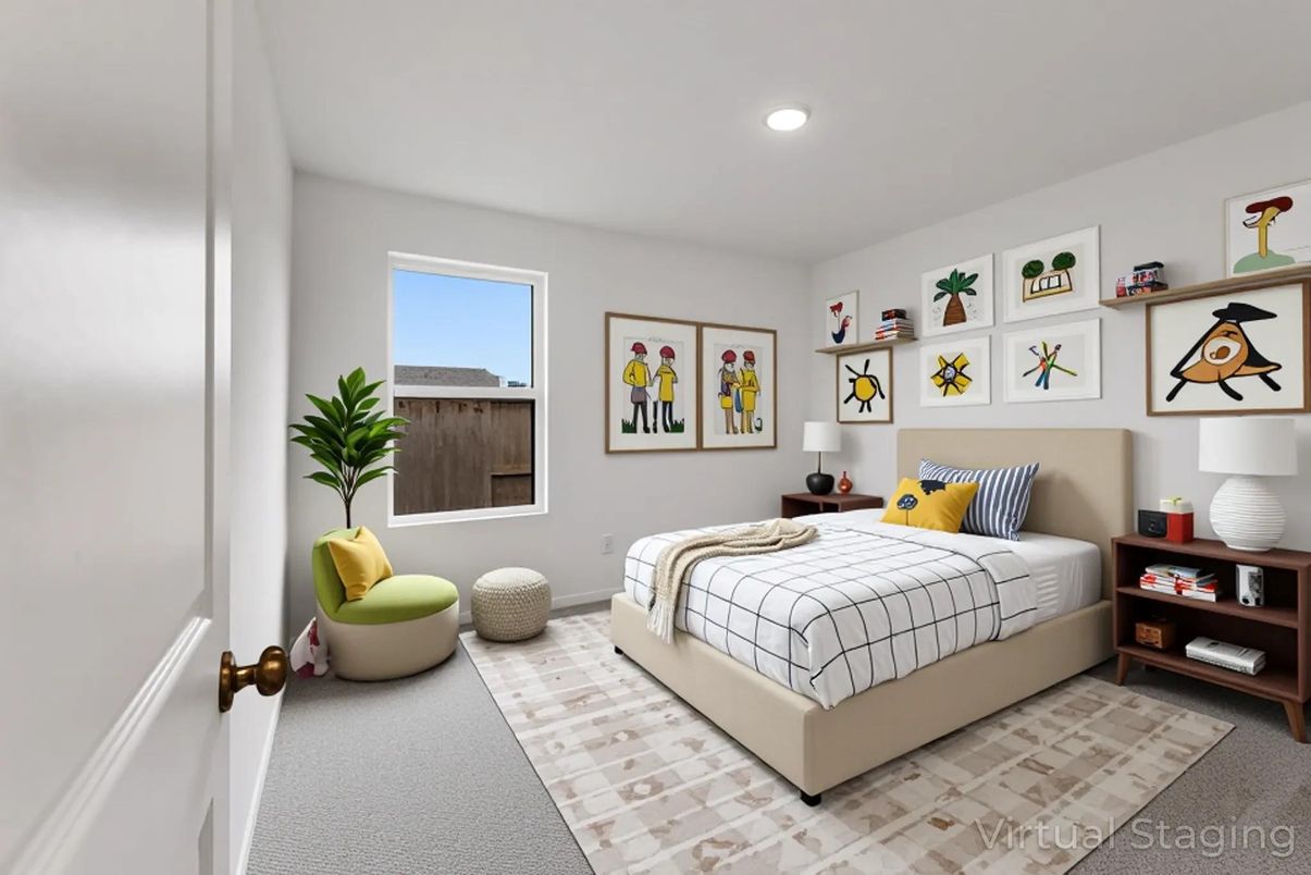 Bedroom, Interior, Recessed Lighting