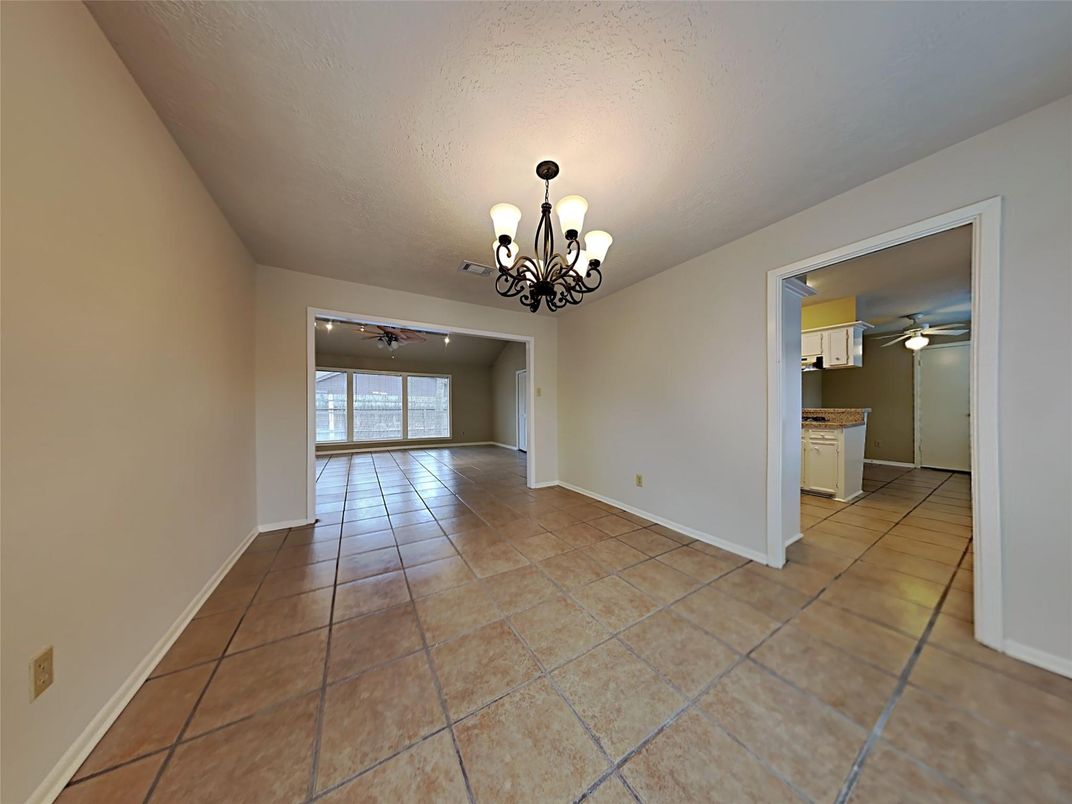 Chandelier, Empty room, Interior