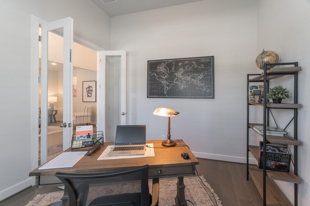 Home Office, Interior, Wood Texture Flooring