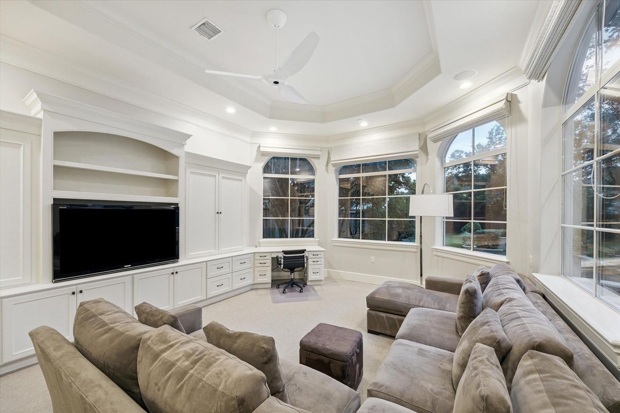 Home Office, Interior, Living room, Recessed Lighting