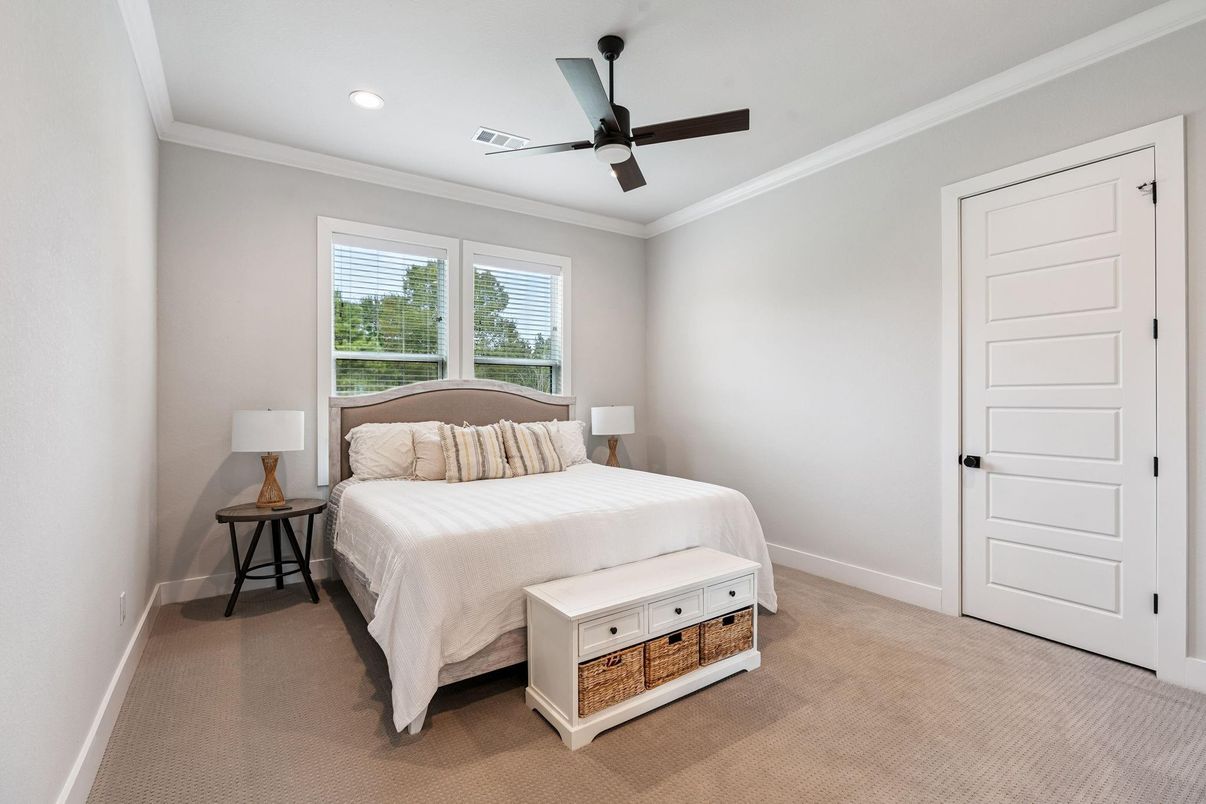 Bedroom, Interior, Recessed Lighting