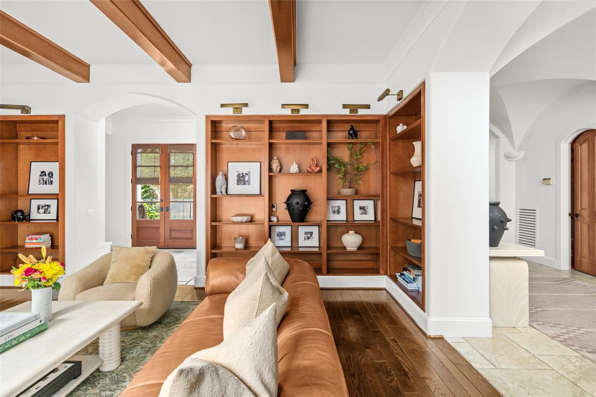 Interior, Living room, Wooden Beams, Wood Texture Flooring