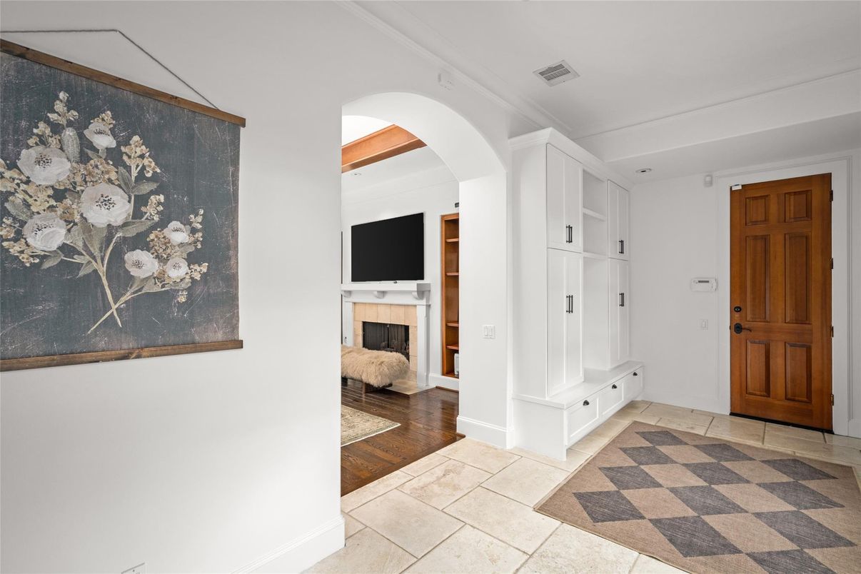 Fireplace, Interior, Wood Texture Flooring