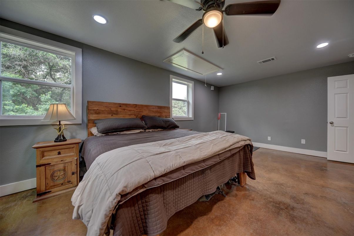 Bedroom, Interior, Recessed Lighting