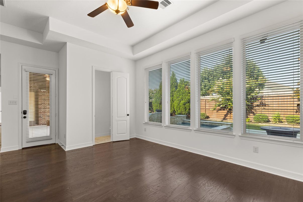 Empty room, Interior, Wood Texture Flooring