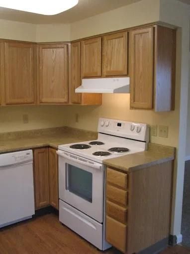 Interior, Kitchen, Wood Texture Flooring