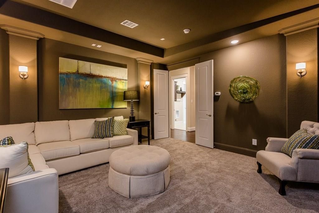 Interior, Living room, Recessed Lighting