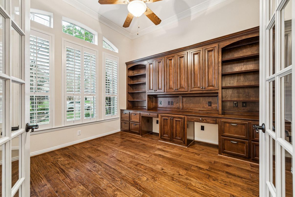 Home Office, Interior, Wood Texture Flooring