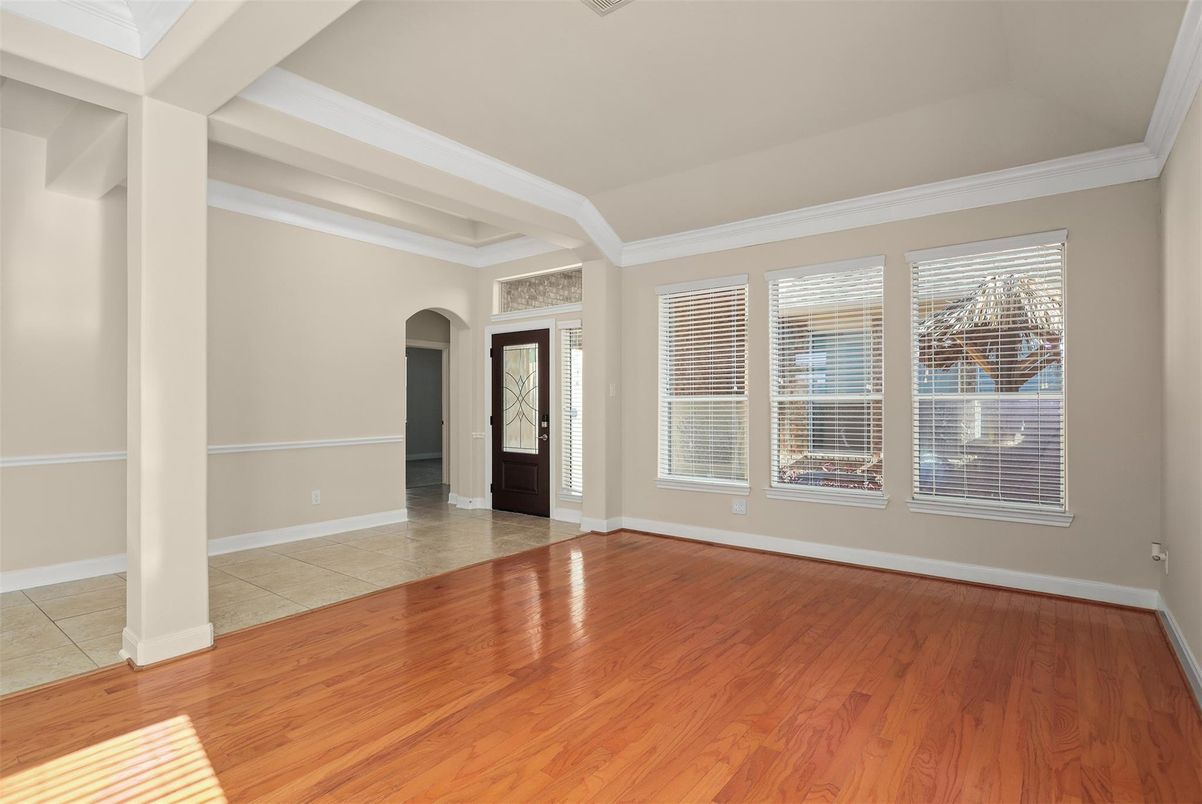 Empty room, Interior, Wood Texture Flooring