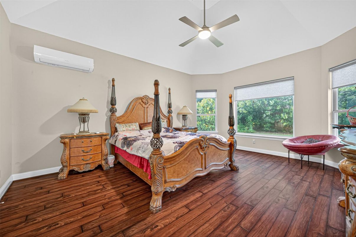 Bedroom, Interior, Wood Texture Flooring