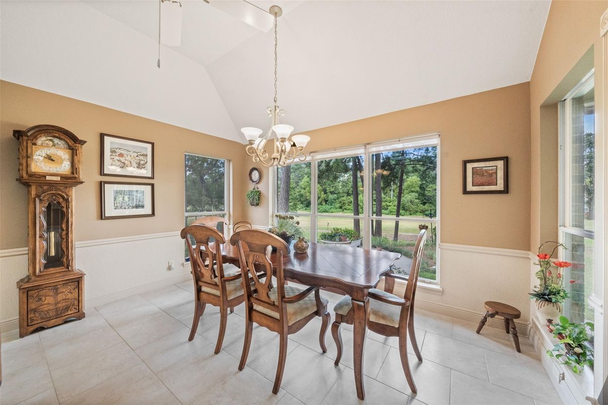 Chandelier, Dining room, Interior