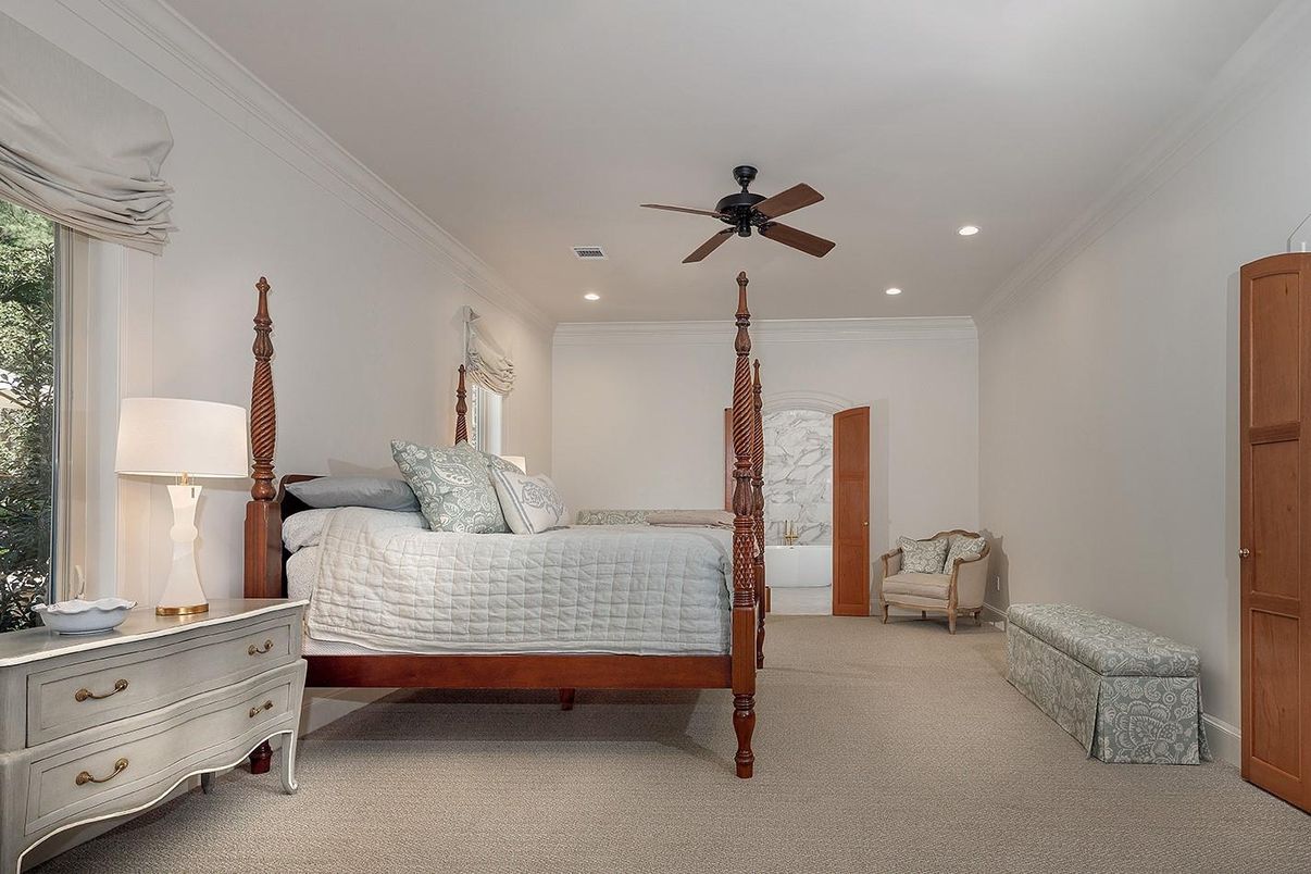 Bedroom, Interior, Recessed Lighting