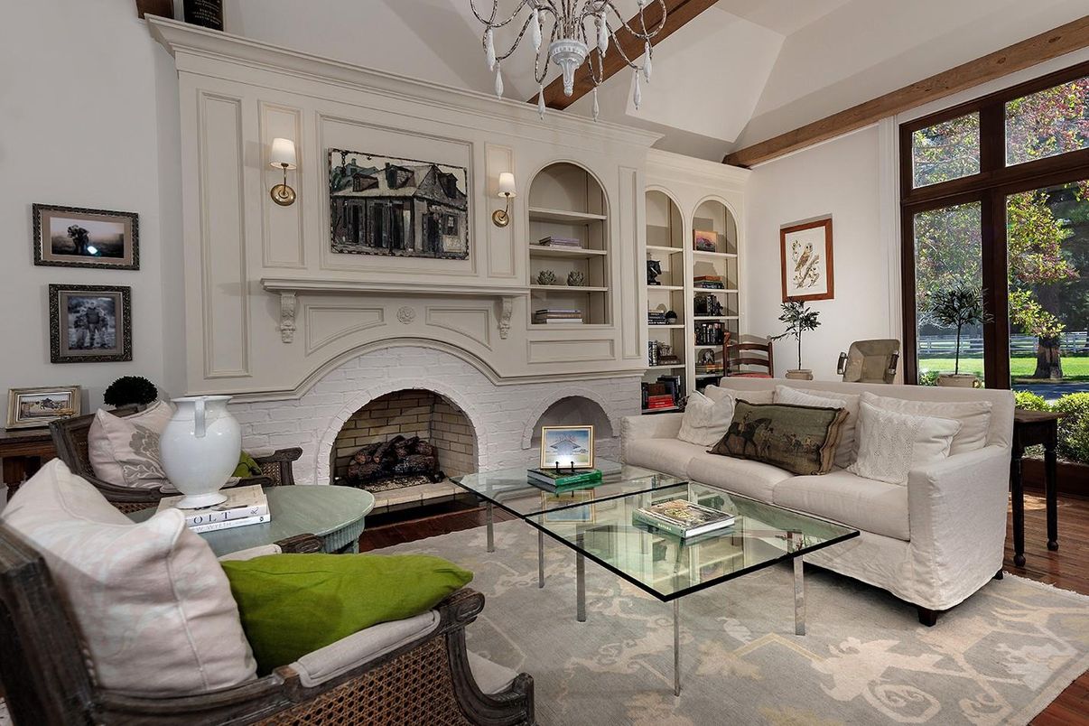 Fireplace, Interior, Living room, Wood Texture Flooring