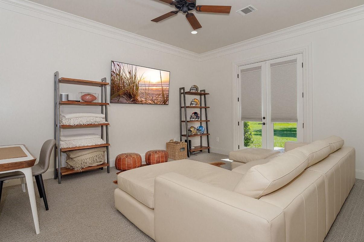 Interior, Living room, Recessed Lighting