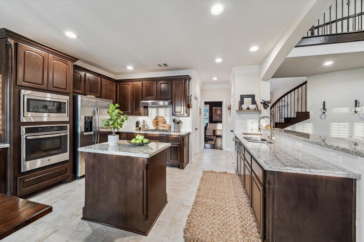 Interior, Kitchen, Recessed Lighting, Stainless Steel Appliances