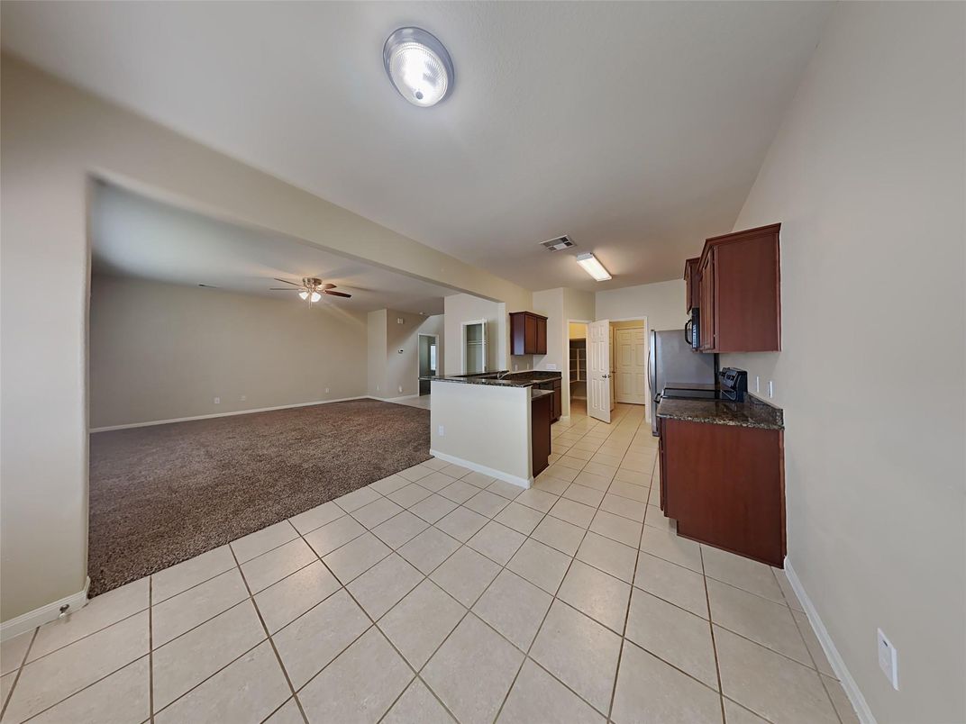Empty room, Interior, Kitchen