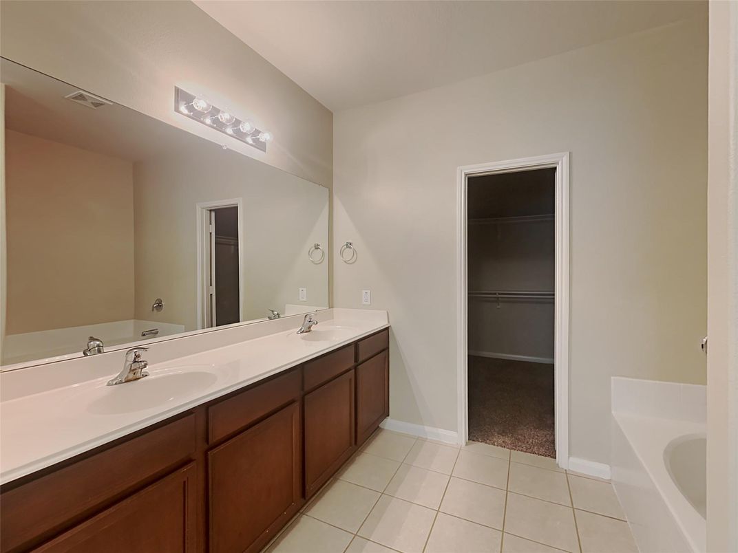 Bathroom, Dual Sink Vanities, Interior, Walk-in Closets