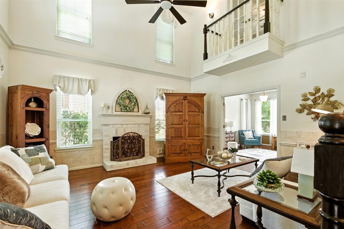 Fireplace, Interior, Living room, Wood Texture Flooring